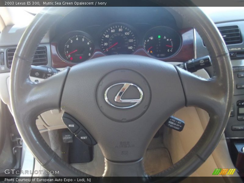 Mystic Sea Green Opalescent / Ivory 2003 Lexus ES 300