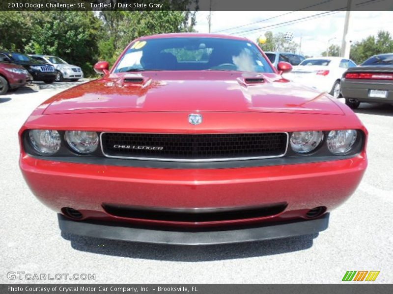 TorRed / Dark Slate Gray 2010 Dodge Challenger SE