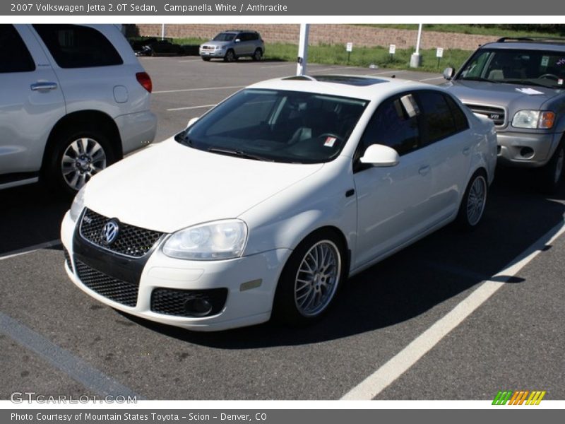Campanella White / Anthracite 2007 Volkswagen Jetta 2.0T Sedan