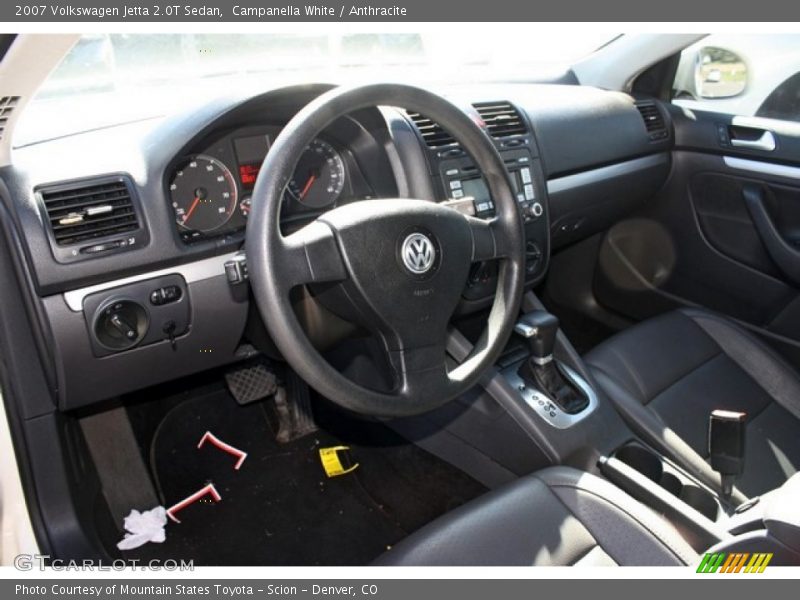 Campanella White / Anthracite 2007 Volkswagen Jetta 2.0T Sedan