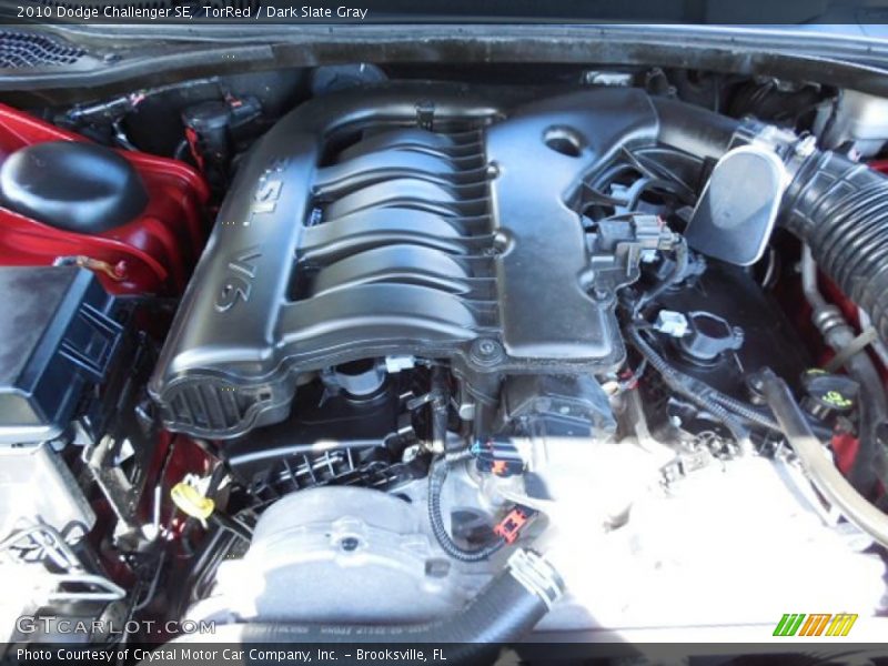 TorRed / Dark Slate Gray 2010 Dodge Challenger SE