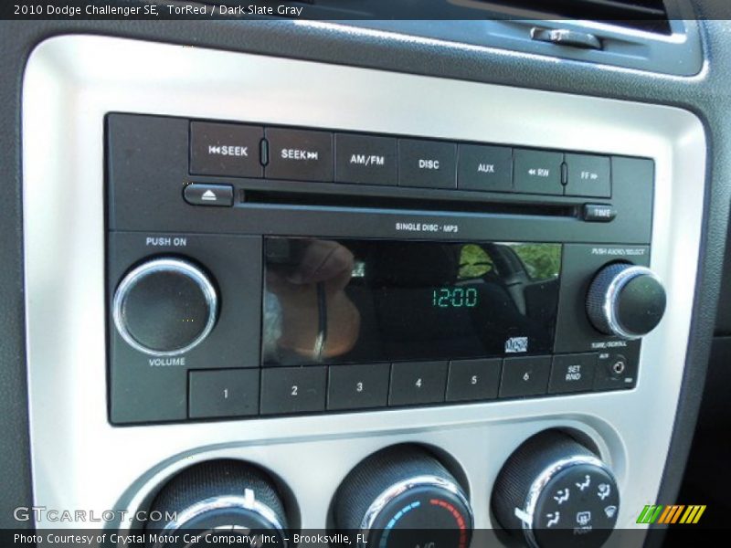 TorRed / Dark Slate Gray 2010 Dodge Challenger SE