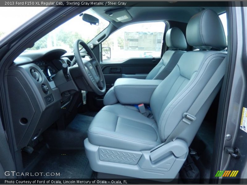 Front Seat of 2013 F150 XL Regular Cab