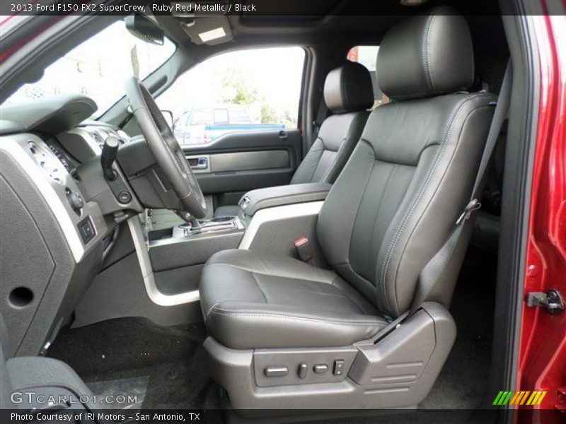 Front Seat of 2013 F150 FX2 SuperCrew