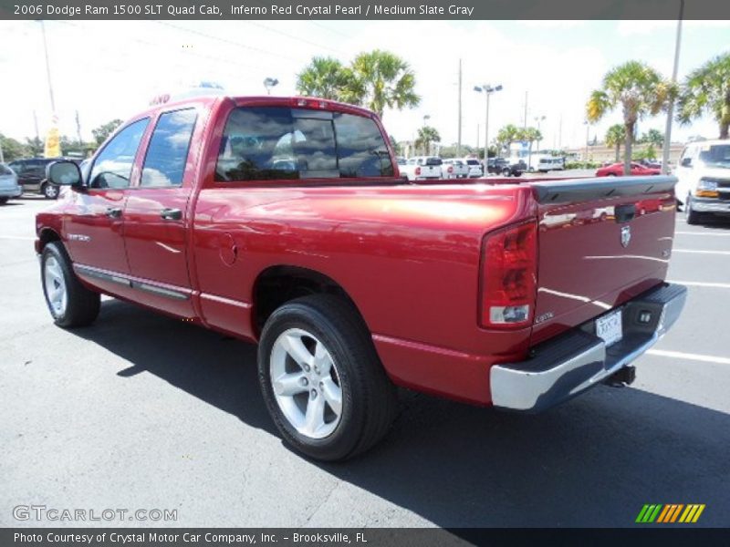 Inferno Red Crystal Pearl / Medium Slate Gray 2006 Dodge Ram 1500 SLT Quad Cab
