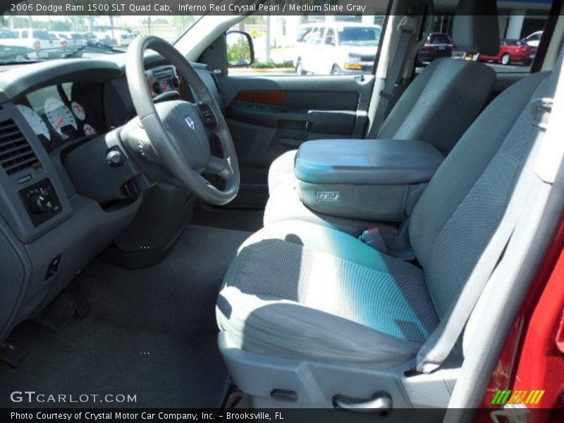 Inferno Red Crystal Pearl / Medium Slate Gray 2006 Dodge Ram 1500 SLT Quad Cab