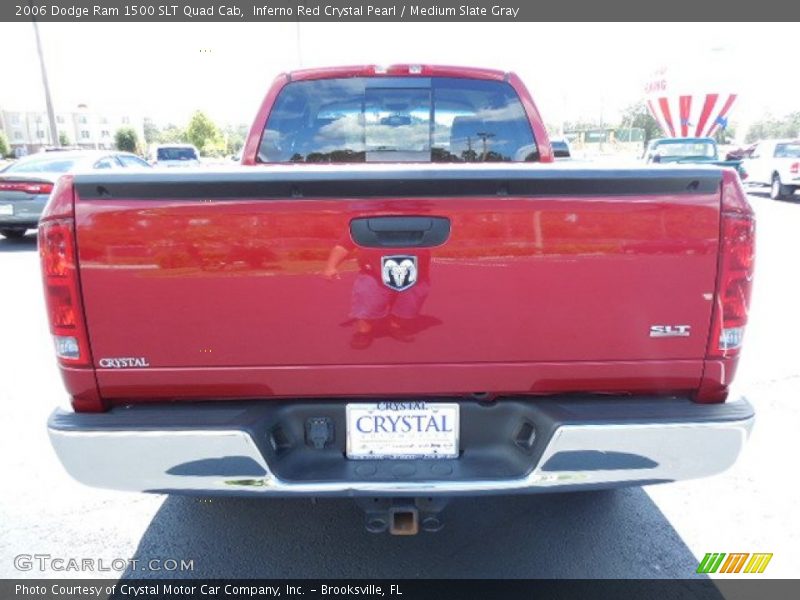 Inferno Red Crystal Pearl / Medium Slate Gray 2006 Dodge Ram 1500 SLT Quad Cab