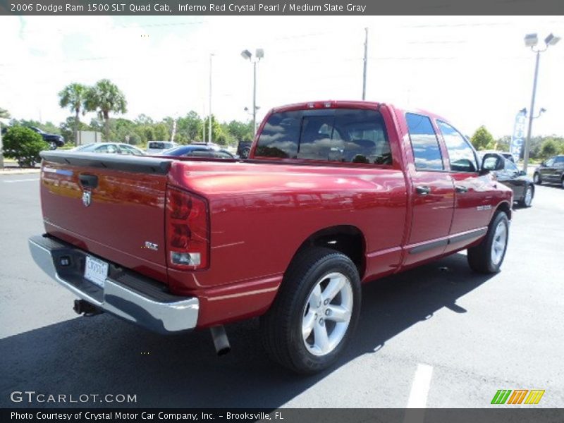 Inferno Red Crystal Pearl / Medium Slate Gray 2006 Dodge Ram 1500 SLT Quad Cab
