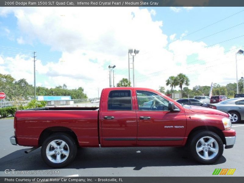 Inferno Red Crystal Pearl / Medium Slate Gray 2006 Dodge Ram 1500 SLT Quad Cab