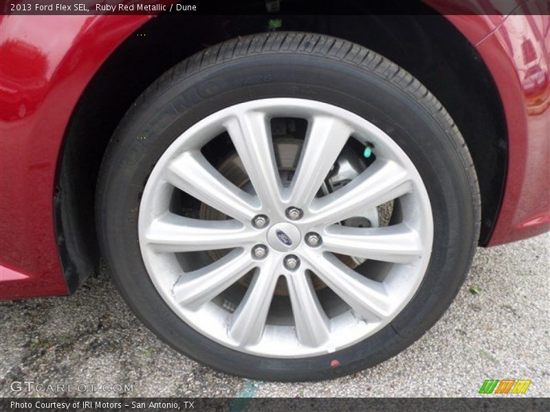 Ruby Red Metallic / Dune 2013 Ford Flex SEL