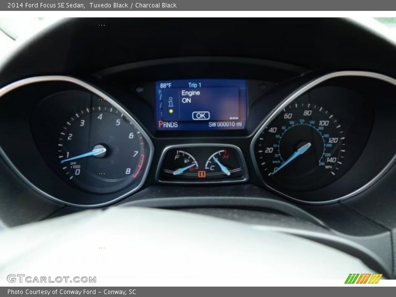 Tuxedo Black / Charcoal Black 2014 Ford Focus SE Sedan