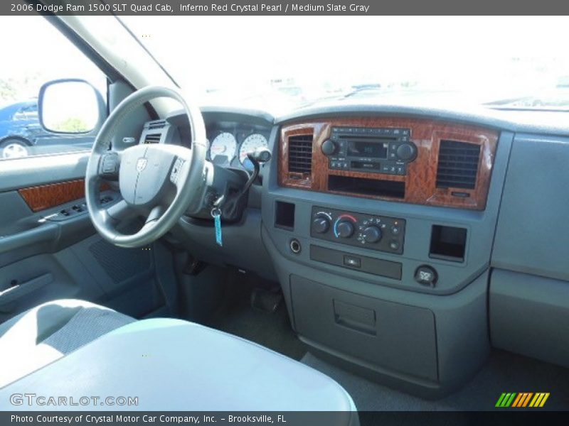Inferno Red Crystal Pearl / Medium Slate Gray 2006 Dodge Ram 1500 SLT Quad Cab