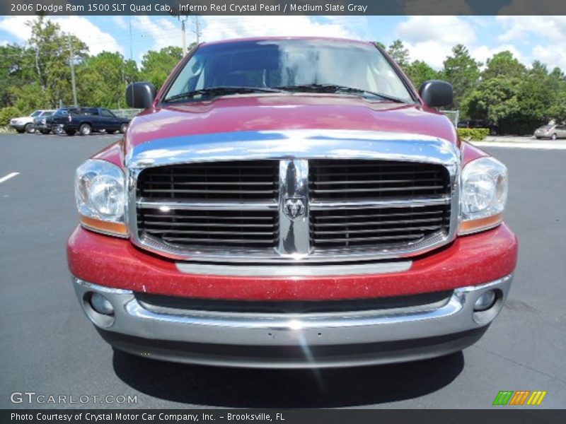 Inferno Red Crystal Pearl / Medium Slate Gray 2006 Dodge Ram 1500 SLT Quad Cab