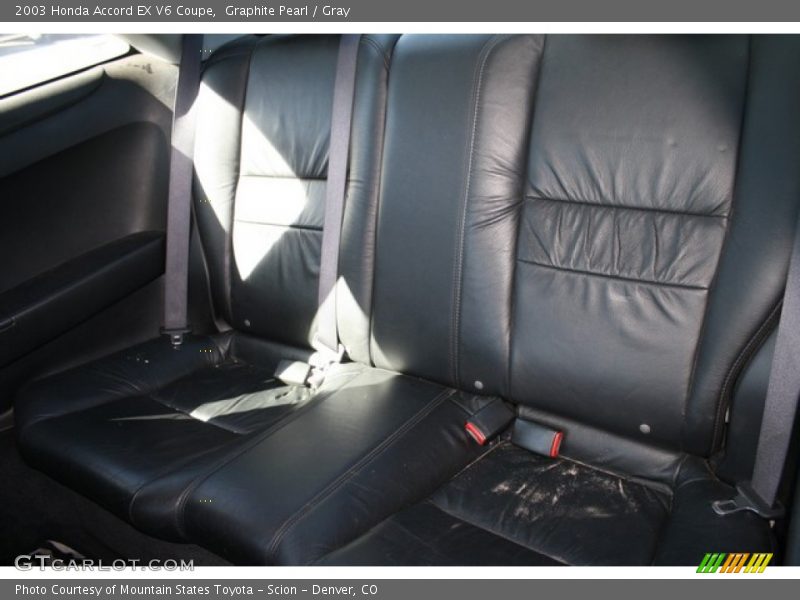 Graphite Pearl / Gray 2003 Honda Accord EX V6 Coupe