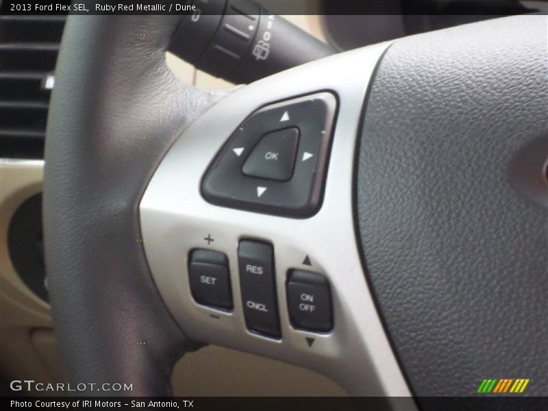 Ruby Red Metallic / Dune 2013 Ford Flex SEL