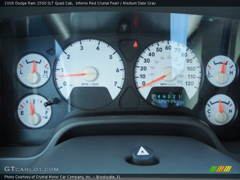 Inferno Red Crystal Pearl / Medium Slate Gray 2006 Dodge Ram 1500 SLT Quad Cab