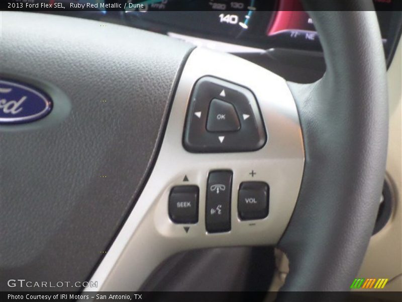 Ruby Red Metallic / Dune 2013 Ford Flex SEL