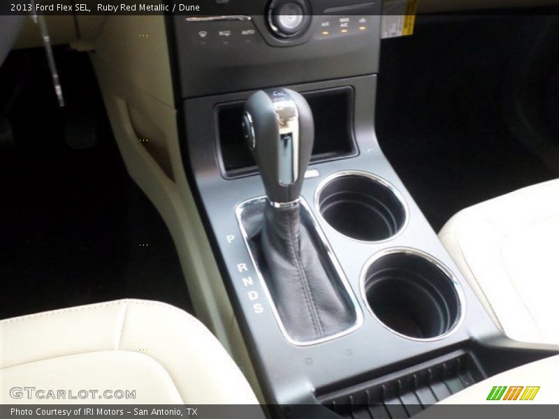 Ruby Red Metallic / Dune 2013 Ford Flex SEL