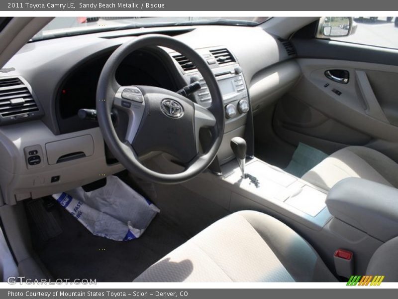 Sandy Beach Metallic / Bisque 2011 Toyota Camry LE