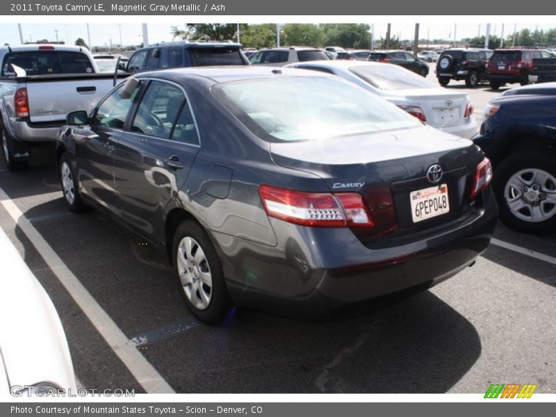 Magnetic Gray Metallic / Ash 2011 Toyota Camry LE