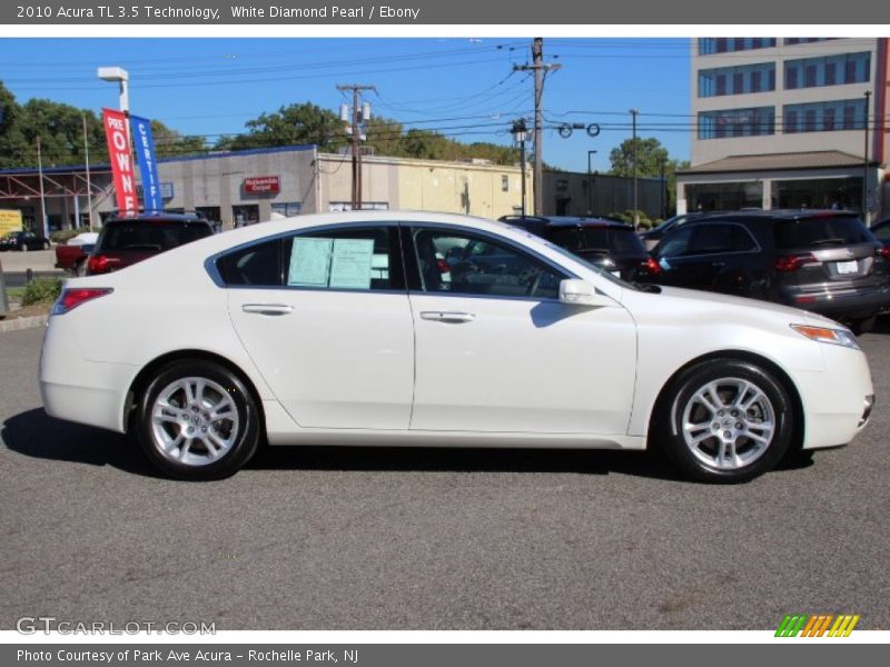 White Diamond Pearl / Ebony 2010 Acura TL 3.5 Technology