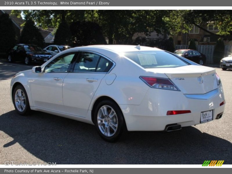 White Diamond Pearl / Ebony 2010 Acura TL 3.5 Technology