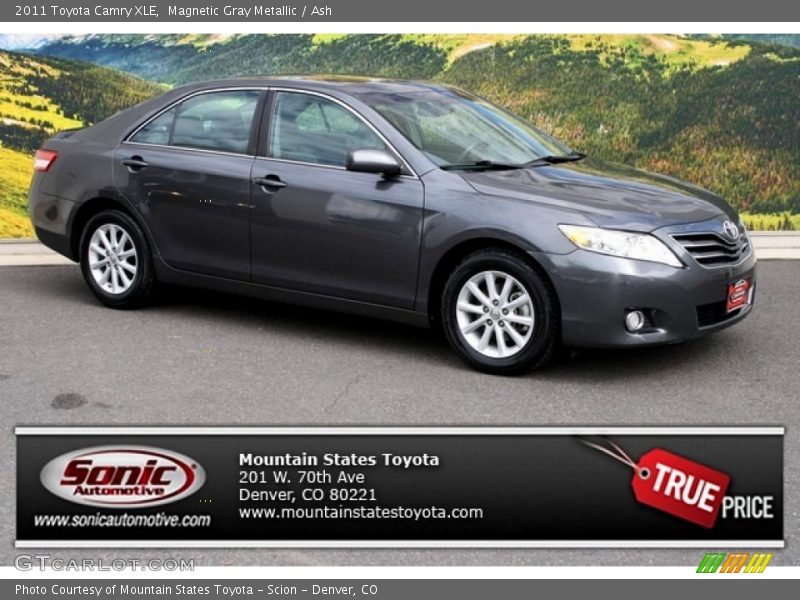 Magnetic Gray Metallic / Ash 2011 Toyota Camry XLE