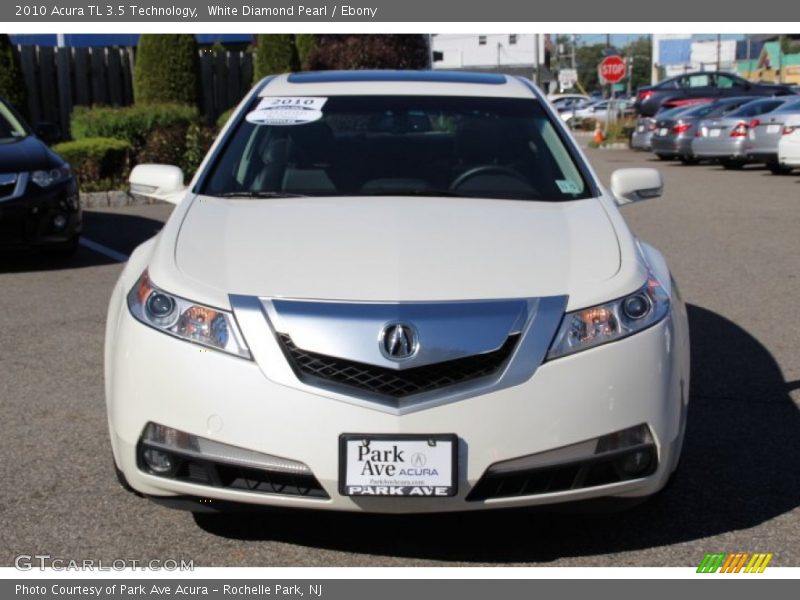 White Diamond Pearl / Ebony 2010 Acura TL 3.5 Technology
