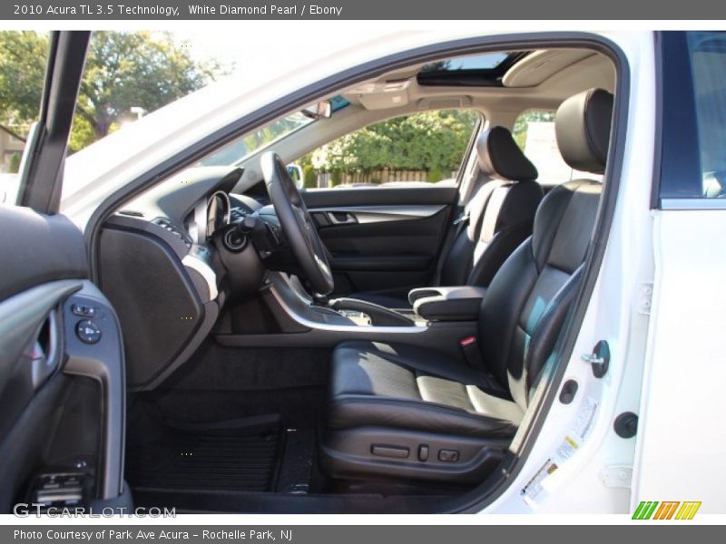 White Diamond Pearl / Ebony 2010 Acura TL 3.5 Technology