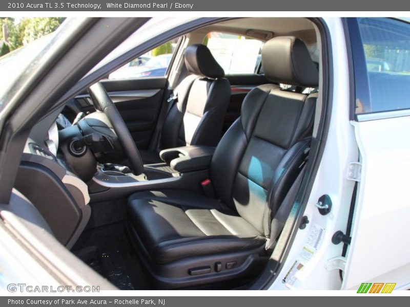 White Diamond Pearl / Ebony 2010 Acura TL 3.5 Technology