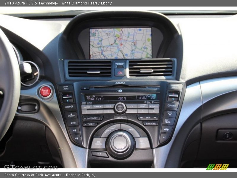 White Diamond Pearl / Ebony 2010 Acura TL 3.5 Technology