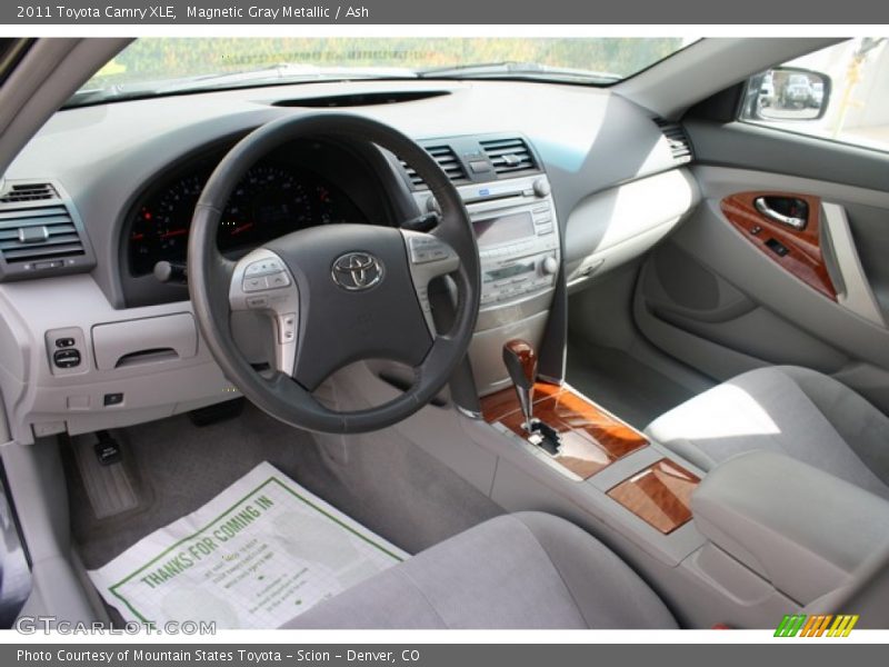 Magnetic Gray Metallic / Ash 2011 Toyota Camry XLE