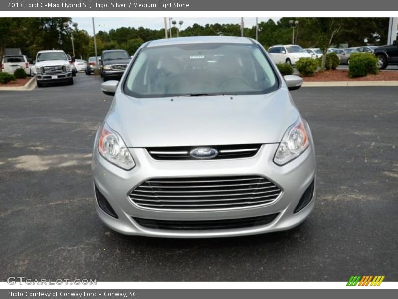 Ingot Silver / Medium Light Stone 2013 Ford C-Max Hybrid SE