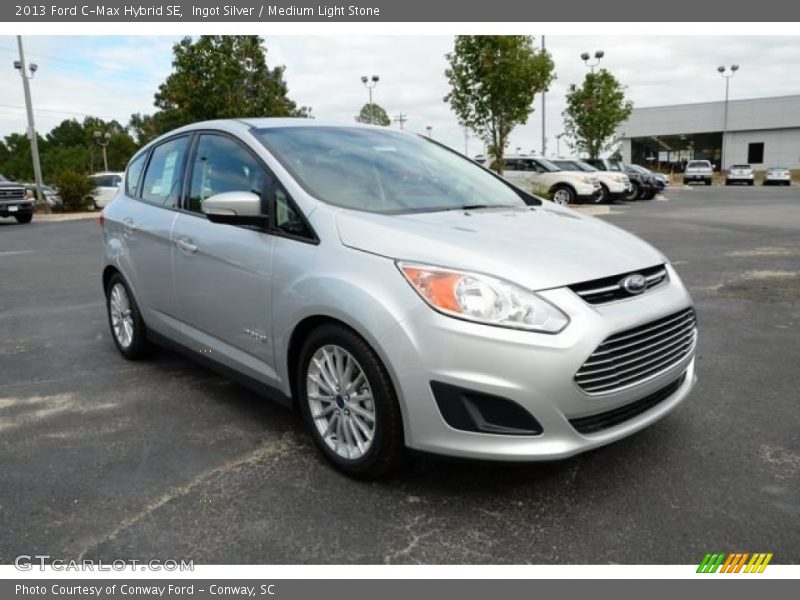 Ingot Silver / Medium Light Stone 2013 Ford C-Max Hybrid SE