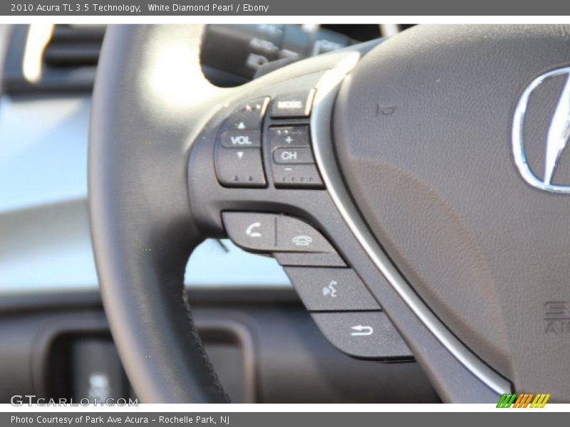 White Diamond Pearl / Ebony 2010 Acura TL 3.5 Technology