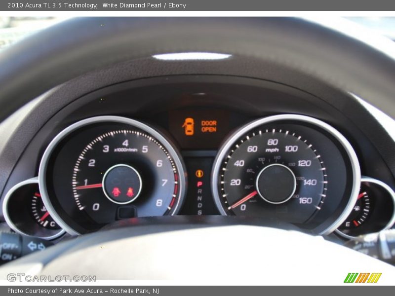 White Diamond Pearl / Ebony 2010 Acura TL 3.5 Technology