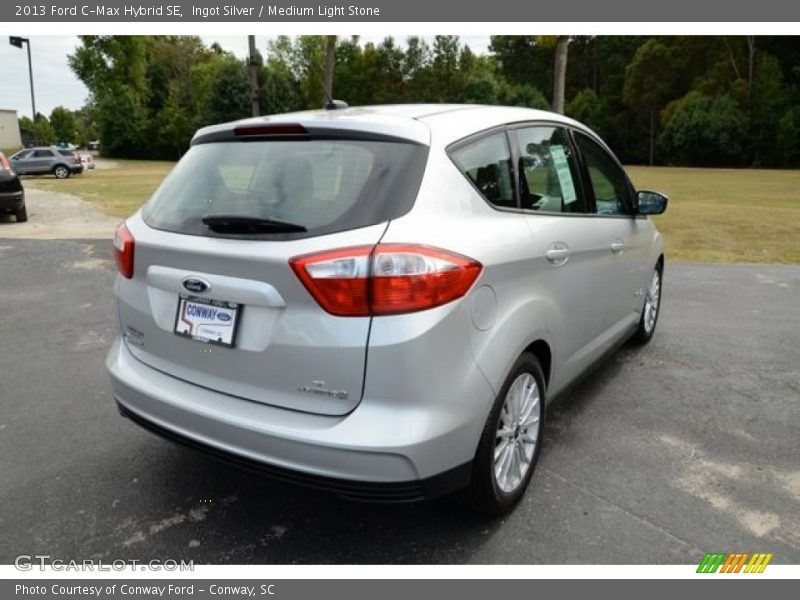 Ingot Silver / Medium Light Stone 2013 Ford C-Max Hybrid SE