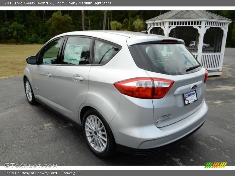 Ingot Silver / Medium Light Stone 2013 Ford C-Max Hybrid SE