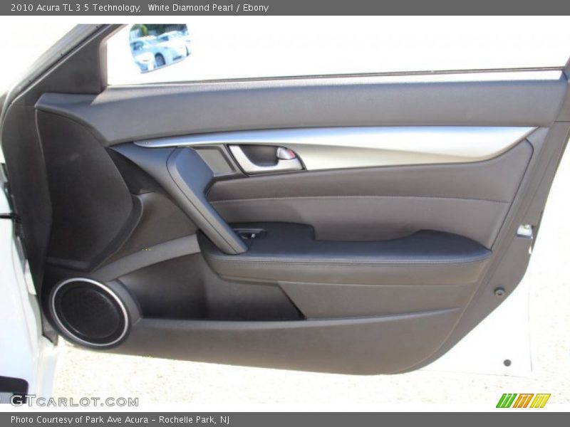 White Diamond Pearl / Ebony 2010 Acura TL 3.5 Technology