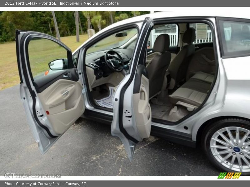 Ingot Silver / Medium Light Stone 2013 Ford C-Max Hybrid SE