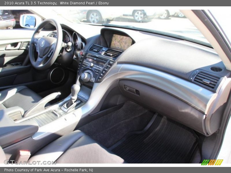 White Diamond Pearl / Ebony 2010 Acura TL 3.5 Technology