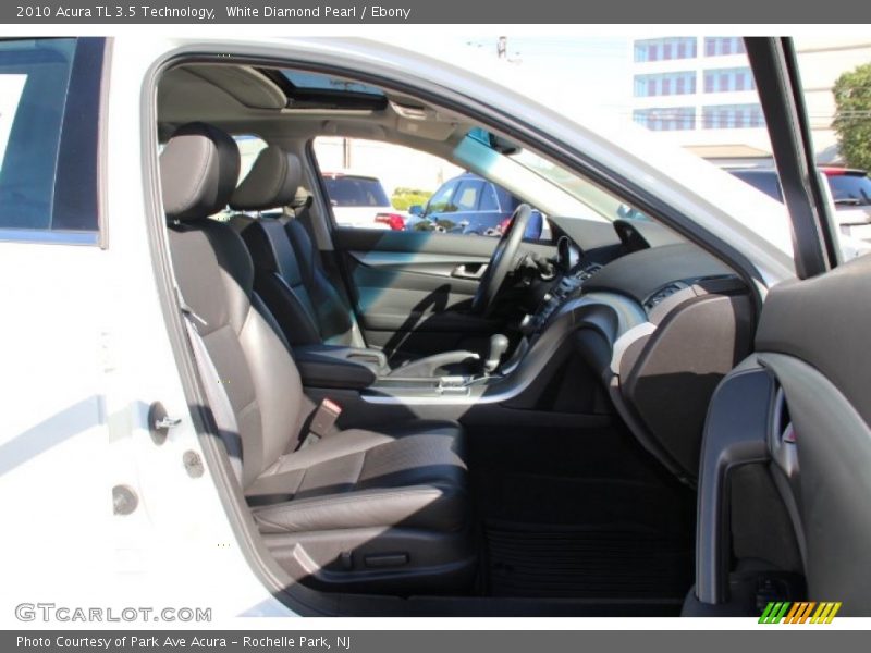 White Diamond Pearl / Ebony 2010 Acura TL 3.5 Technology