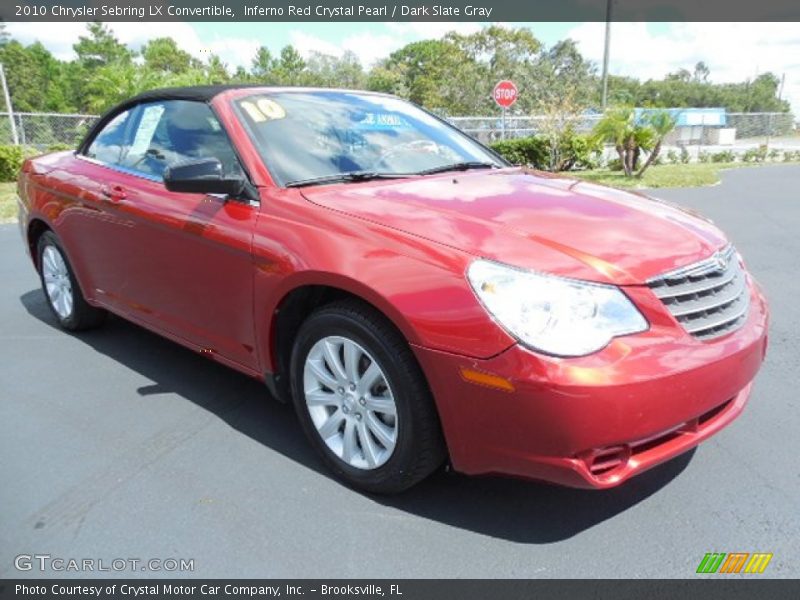 Front 3/4 View of 2010 Sebring LX Convertible