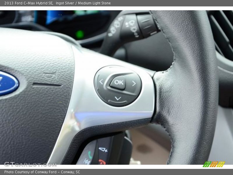 Ingot Silver / Medium Light Stone 2013 Ford C-Max Hybrid SE