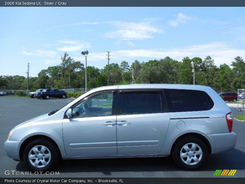 Silver / Gray 2006 Kia Sedona LX