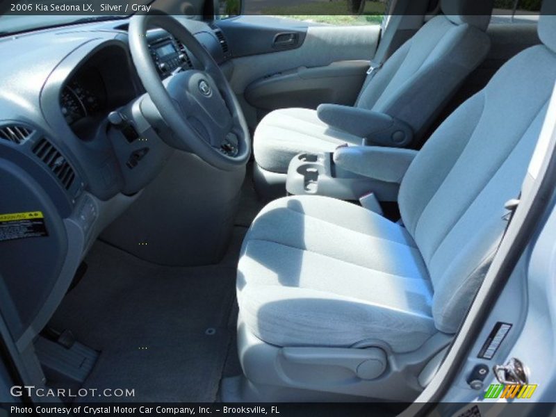 Silver / Gray 2006 Kia Sedona LX
