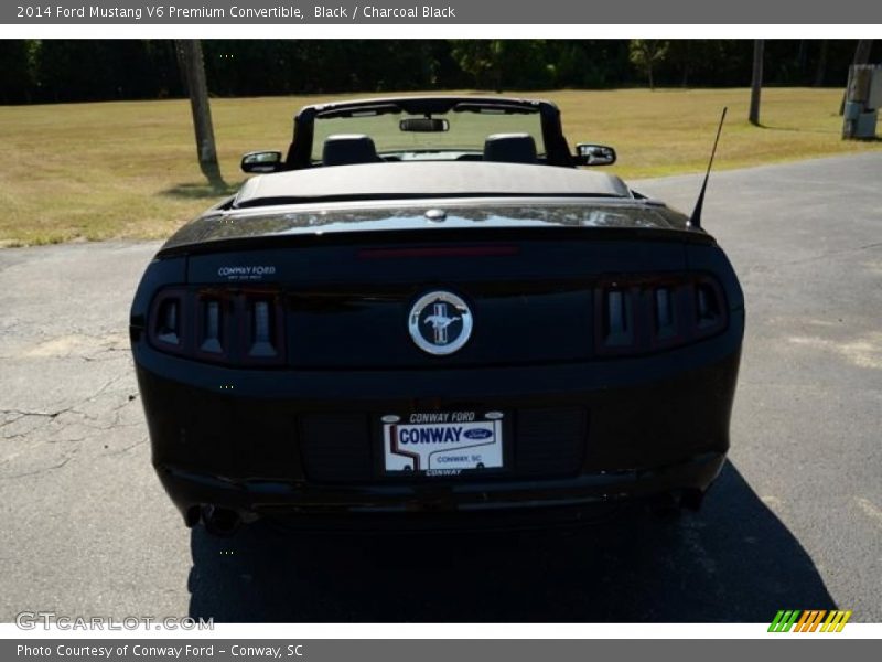 Black / Charcoal Black 2014 Ford Mustang V6 Premium Convertible
