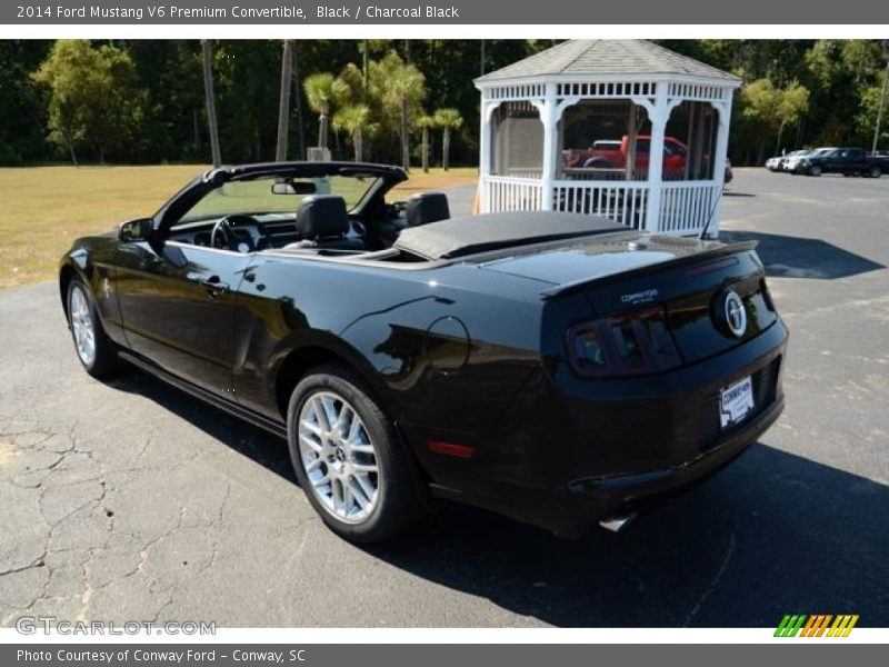 Black / Charcoal Black 2014 Ford Mustang V6 Premium Convertible
