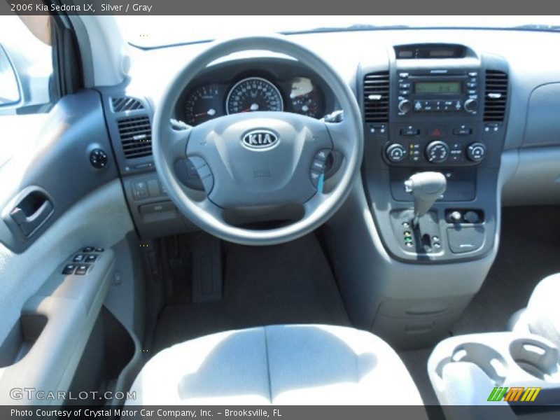 Silver / Gray 2006 Kia Sedona LX