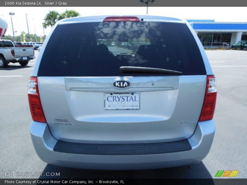 Silver / Gray 2006 Kia Sedona LX
